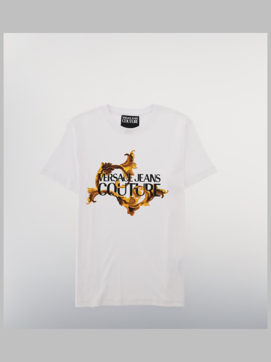[VERSACE JEANS COUTURE] T-shirts Short Sleeve FW26 79GAHE02_CJ00EG03