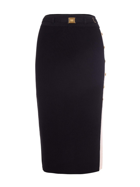 [ELISABETTA FRANCHI] Long skirt SS26 GK27S61E2685