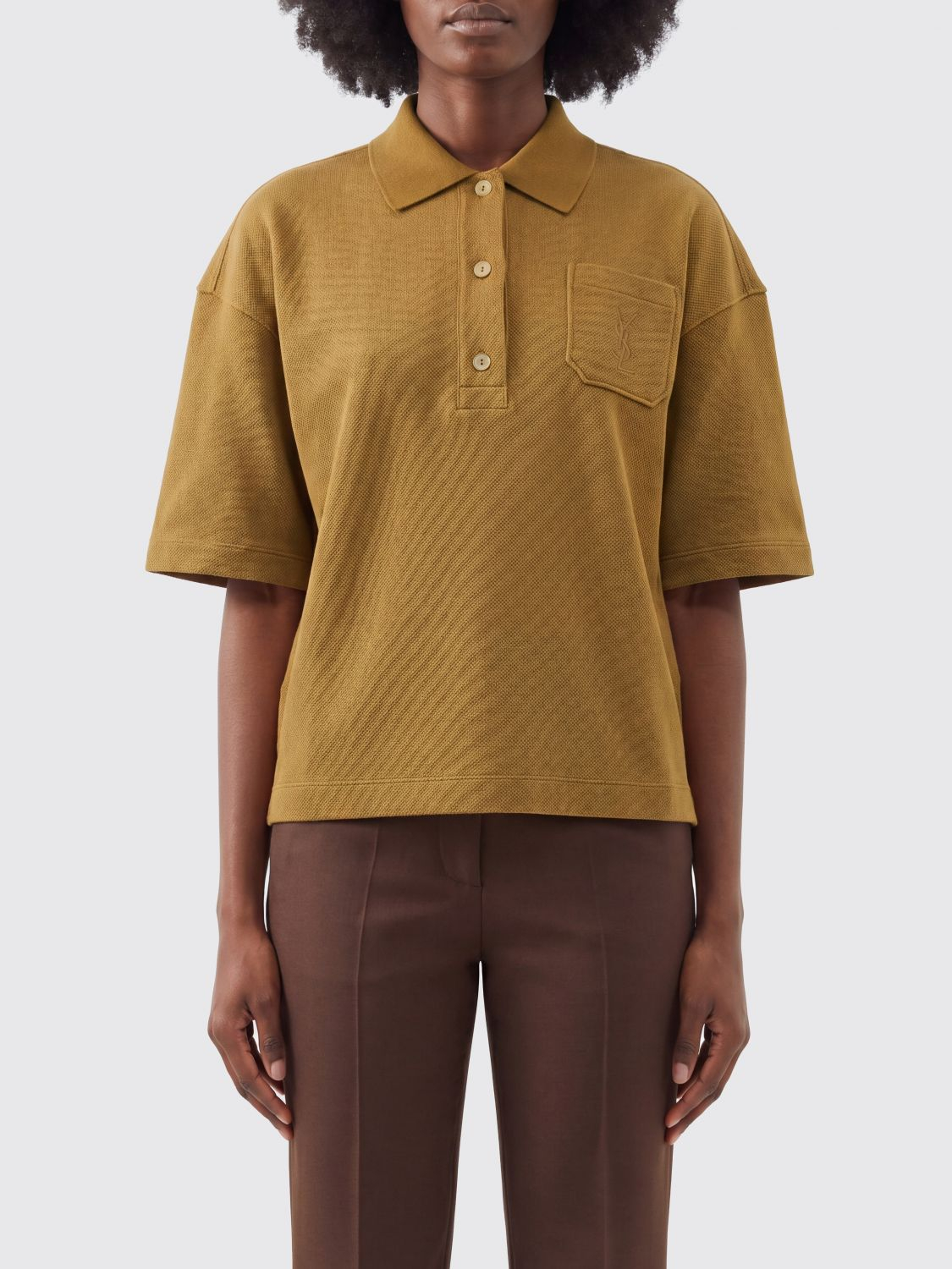 [Saint Laurent] T-shirts SS26 873300Y38BN 2590