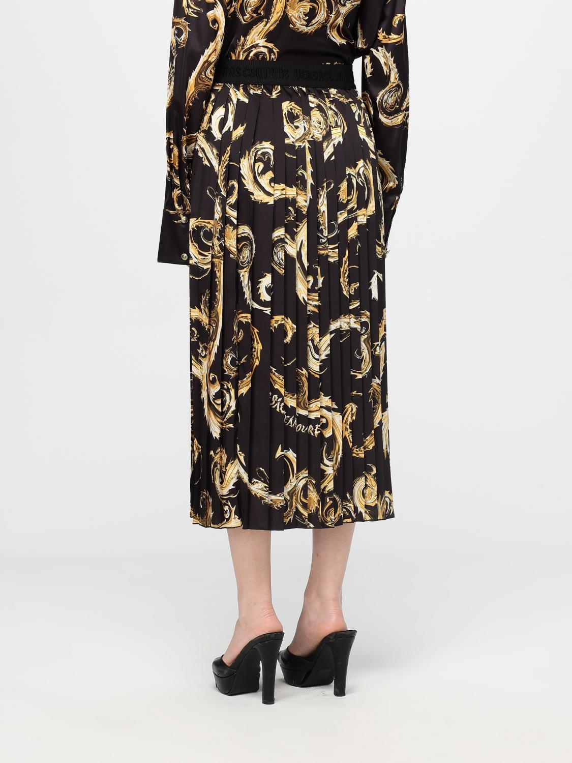 [VERSACE JEANS COUTURE] Midi skirt FW24 77HAE8A5NS462 G89