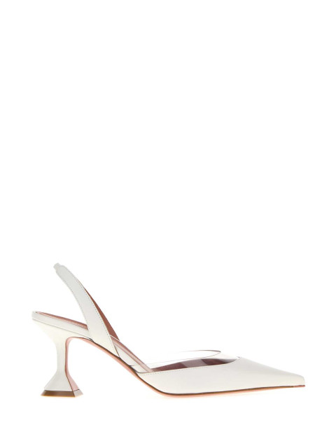 [Amina Muaddi] Sandals SS26 LARASLING70 WHITRA