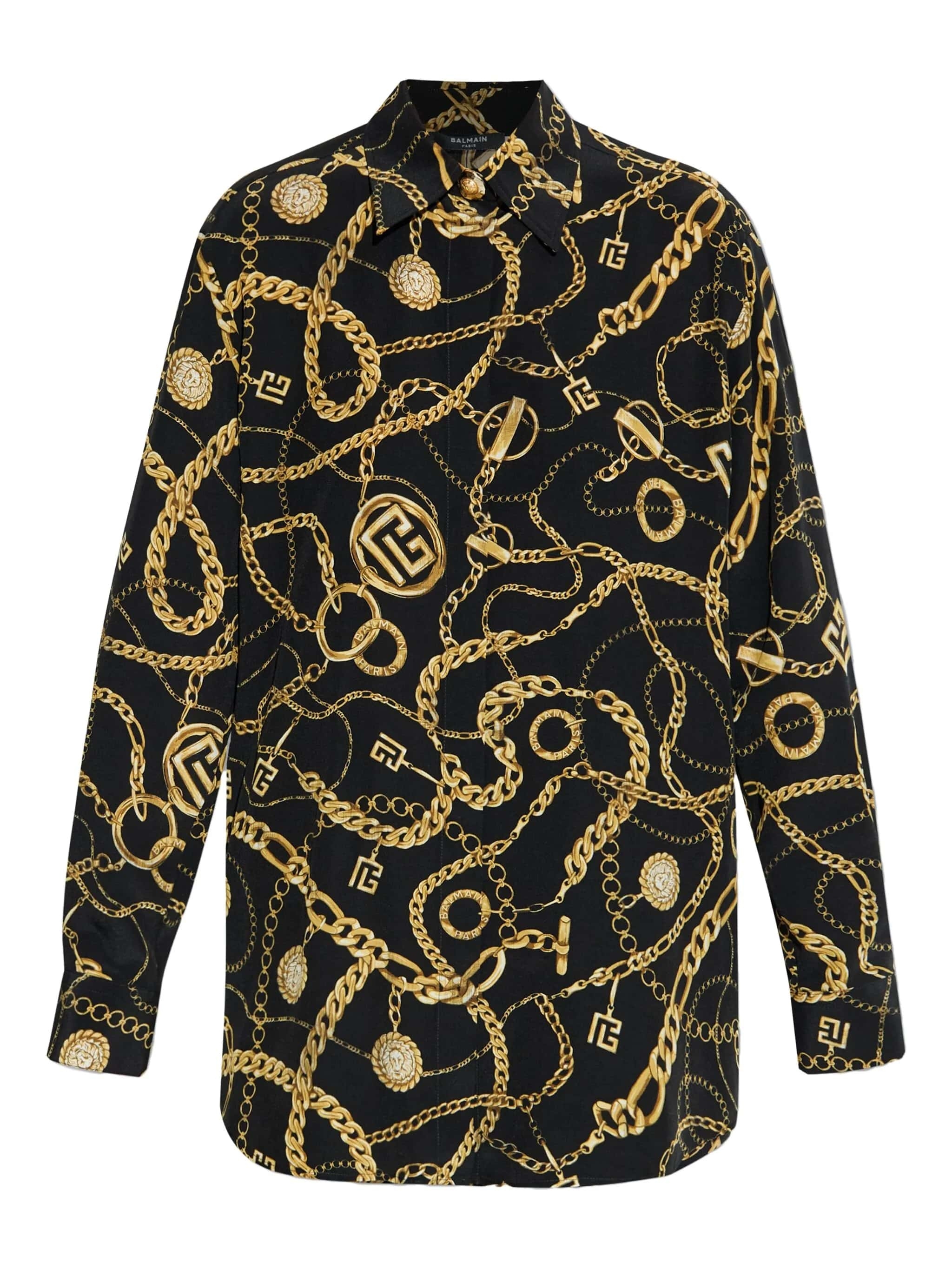 [BALMAIN PARIS] Shirts Long Sleeve FW26 FF1HS435 SF00