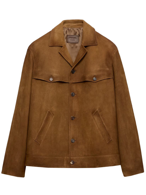 [Prada] Leather Jacket FW26 UPW567 1V97