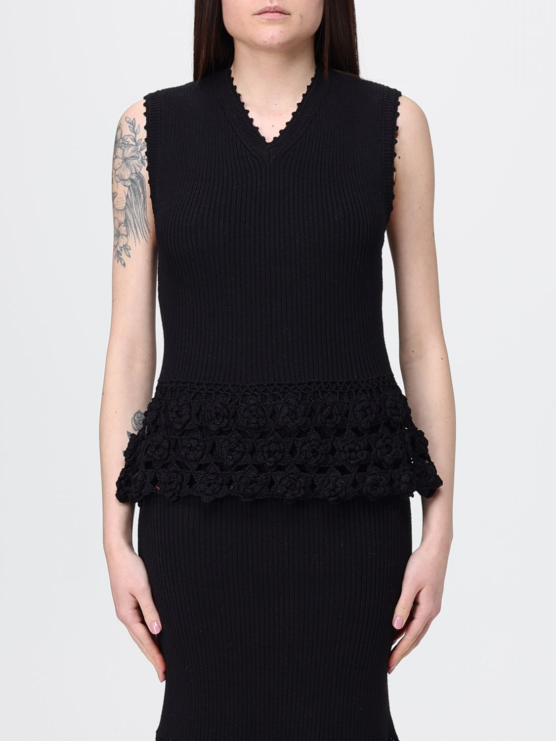 [GANNI] T-shirts Sleeveless SS26 A1070251 099