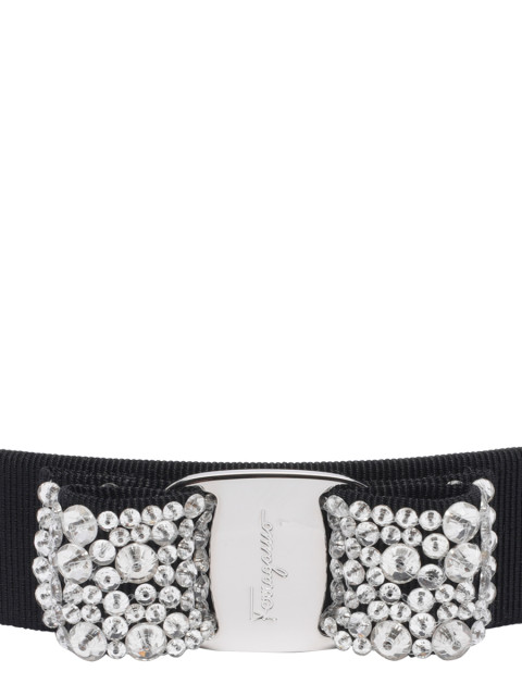 [Salvatore Ferragamo] Pants FW26 524894342759NERO/CRYSTAL