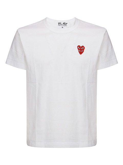 [COMME DES GARCONS PLAY] T-shirts Short Sleeve CO AXT288051 2