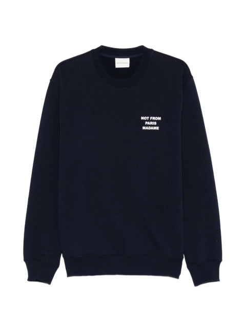 [DROLE DE MONSIEUR] Sweatshirt FW26 PERM-SW149 CO127 NAVY