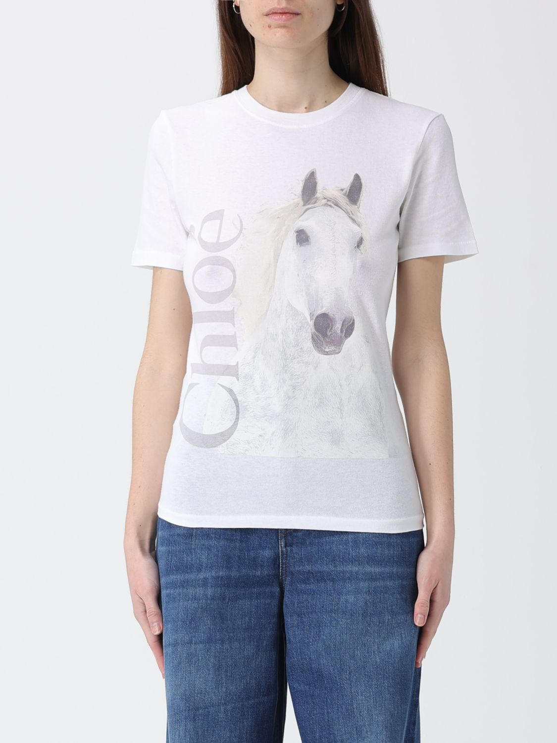 [Chloe] T-shirts Short Sleeve SS26 CH26SJH11802 101