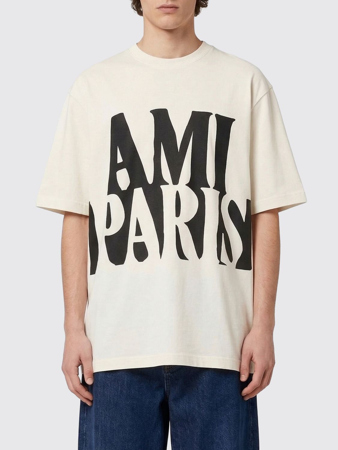 [Ami Paris] T-shirts Short Sleeve SS26 UTS381726 136