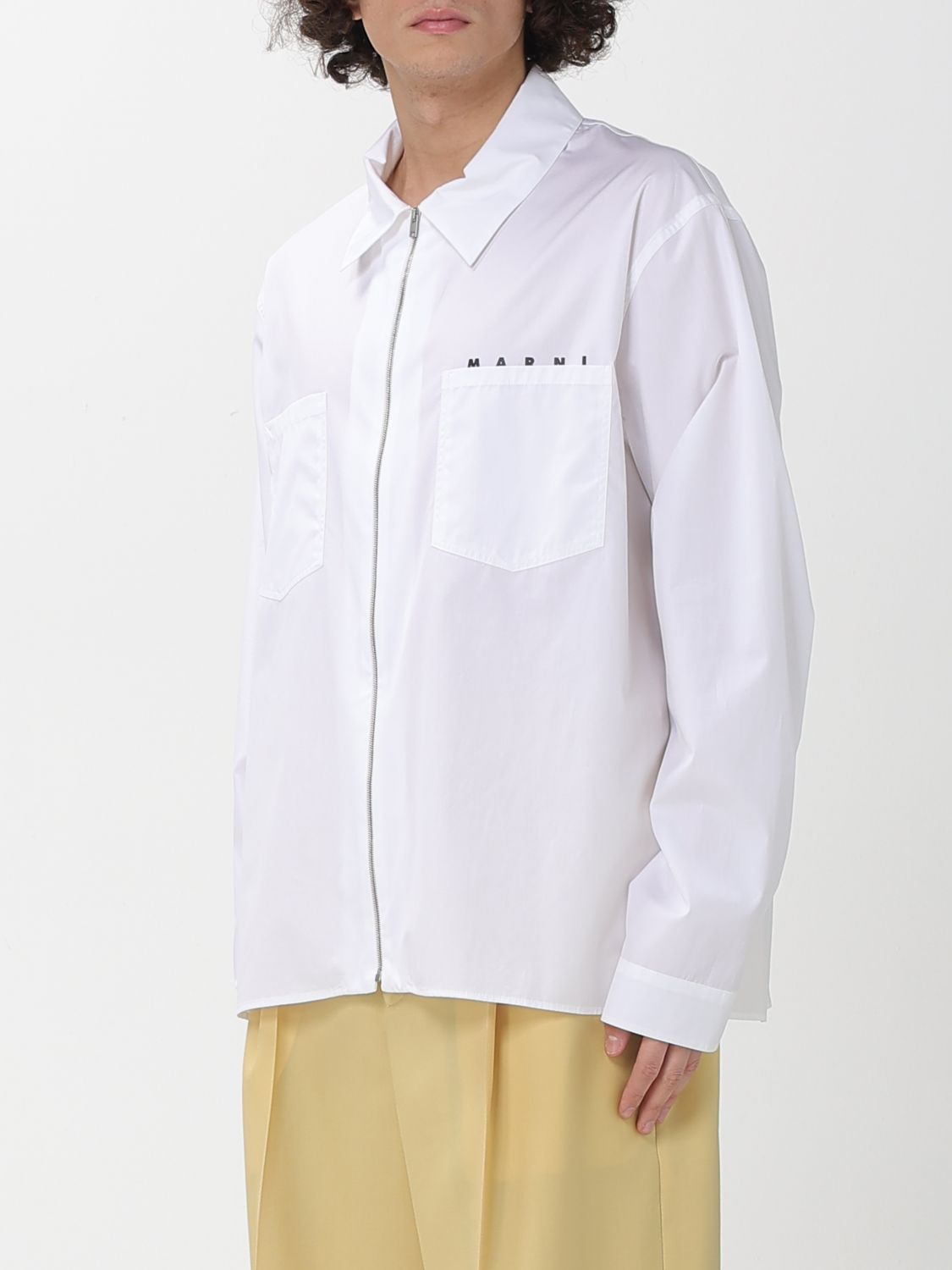 [Marni] Shirts Long Sleeve SS26 CUMU0297P0USCT88 LOW01