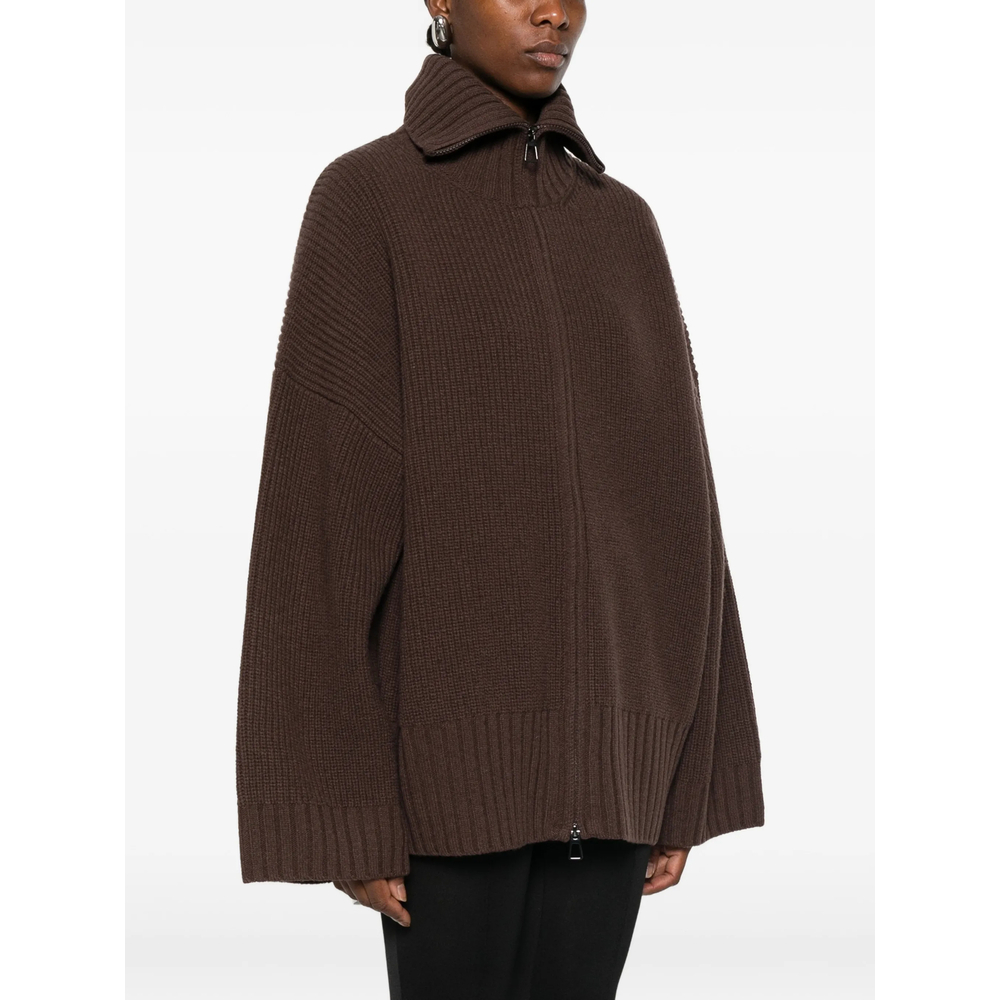 [THE FRANKIE SHOP] Cardigan FW26 VEDA  BROWN