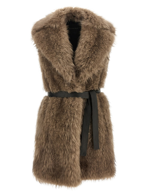 [Blancha] Fur Jacket FW26 26044311NATURALE
