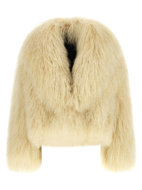[Blancha] Fur Jacket FW26 26113100CREMA