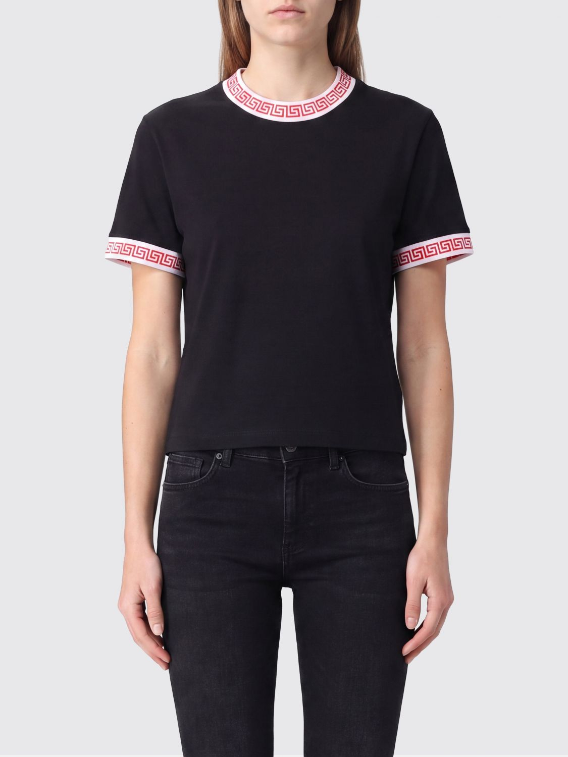[Versace] T-shirts Short Sleeve FW26 10259891A18712 1B000