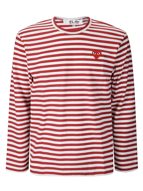 [COMME DES GARCONS PLAY] T-shirts Long Sleeve CO AXT164051 4