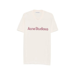 [Acne Studios] T-shirts Short Sleeve FW26 CL0489  PPINK