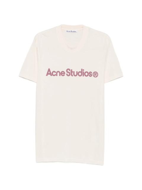 [Acne Studios] T-shirts Short Sleeve FW26 CL0489  PPINK