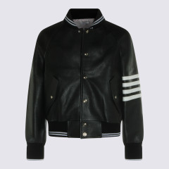 [Thom Browne] Leather Jacket FW26 MJO262YL0149001
