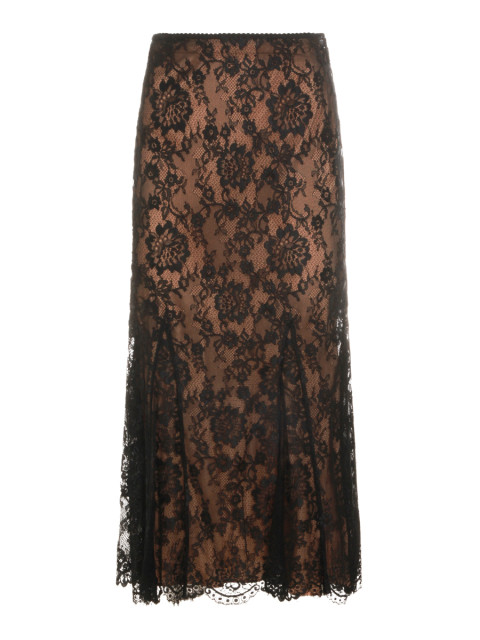 [Self - portrait] Long skirt FW26 PF26032MSKBBLACK