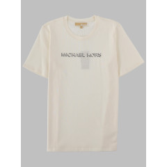 [MICHAEL BY MICHAEL KORS] T-shirts Short Sleeve FW26 MT6528597J_110BONE