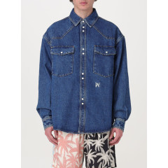 [Palm Angels] Shirts Long Sleeve FW25 PMYD023R24DEN002 4001