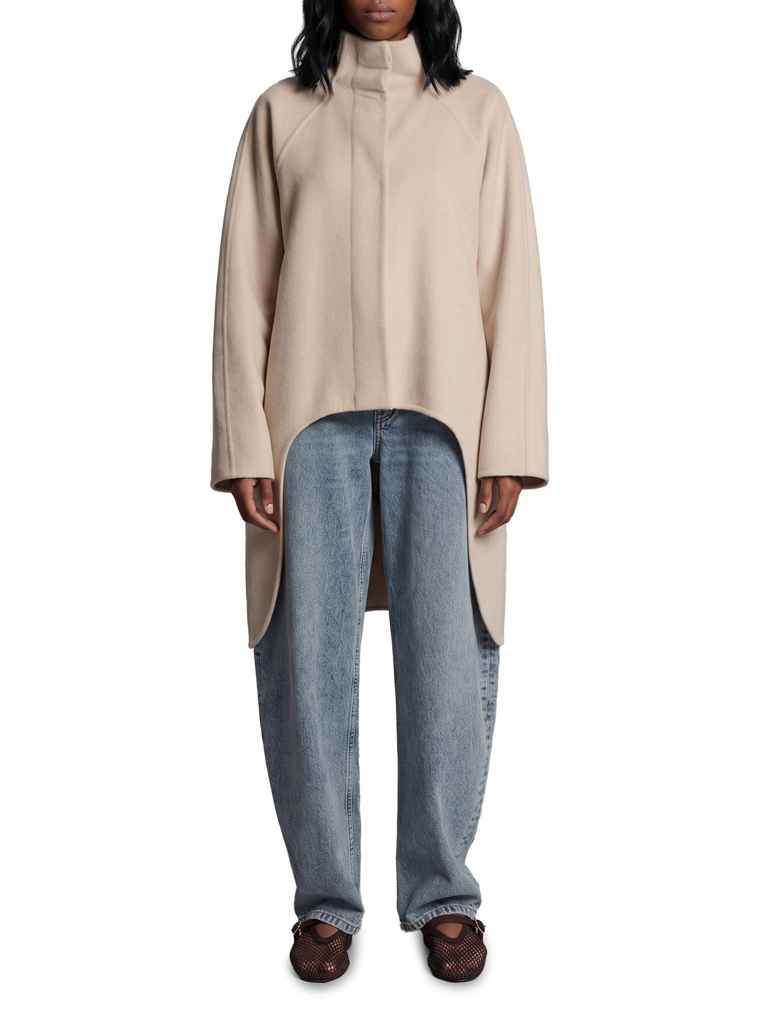 [Alaia] Coat FW26 AA9M1207T500D__110