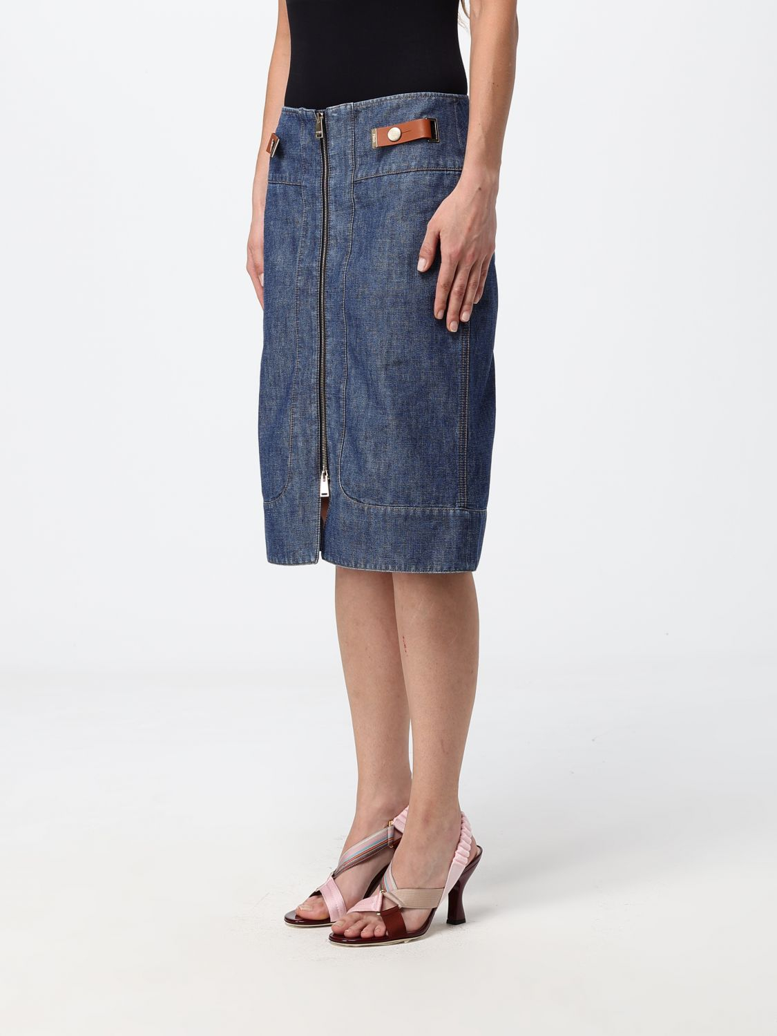[Fendi] Midi skirt FW26 FLQ609AW8H F0QB0