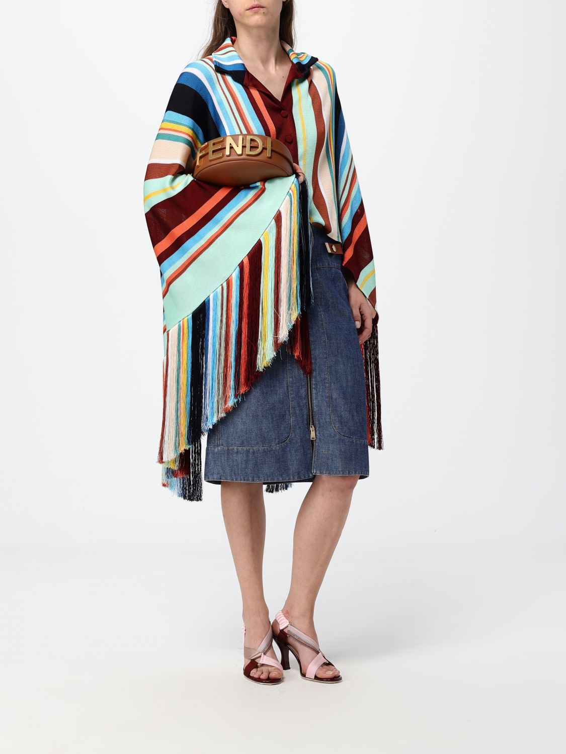 [Fendi] Midi skirt FW26 FLQ609AW8H F0QB0