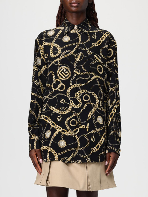 [Balmain] Shirts Long Sleeve FW25 FF1HS435SF00 EAD