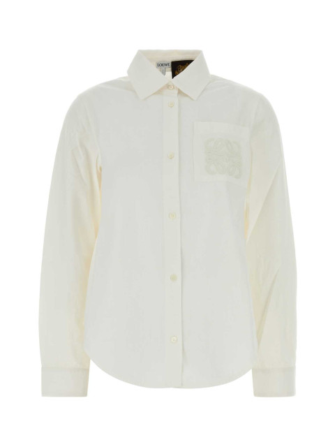 [LOEWE PAULA'S IBIZA] Shirts Long Sleeve SS26 S616Y1DX06 WHITE