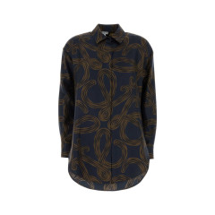 [LOEWE PAULA'S IBIZA] Shirts Long Sleeve SS26 S616Y05X74 NAVYBROWN