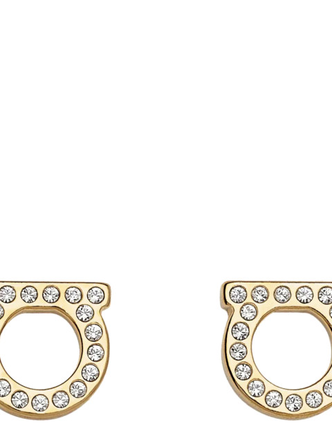 [Salvatore Ferragamo] Earring FW26 696576760123CRYSTAL/ORO