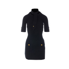 [ELISABETTA FRANCHI] Short sleeve dress FW26 AM04S66E2110