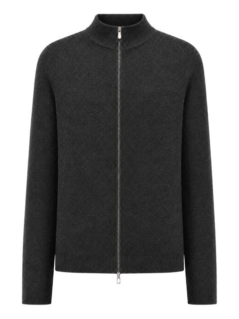[Brunello Cucinelli] Cardigan FW26 M2200106CMD52 CARBONE ROCCIA