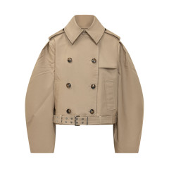 [GANNI] Trench Coat FW26 A1130003 ZZR