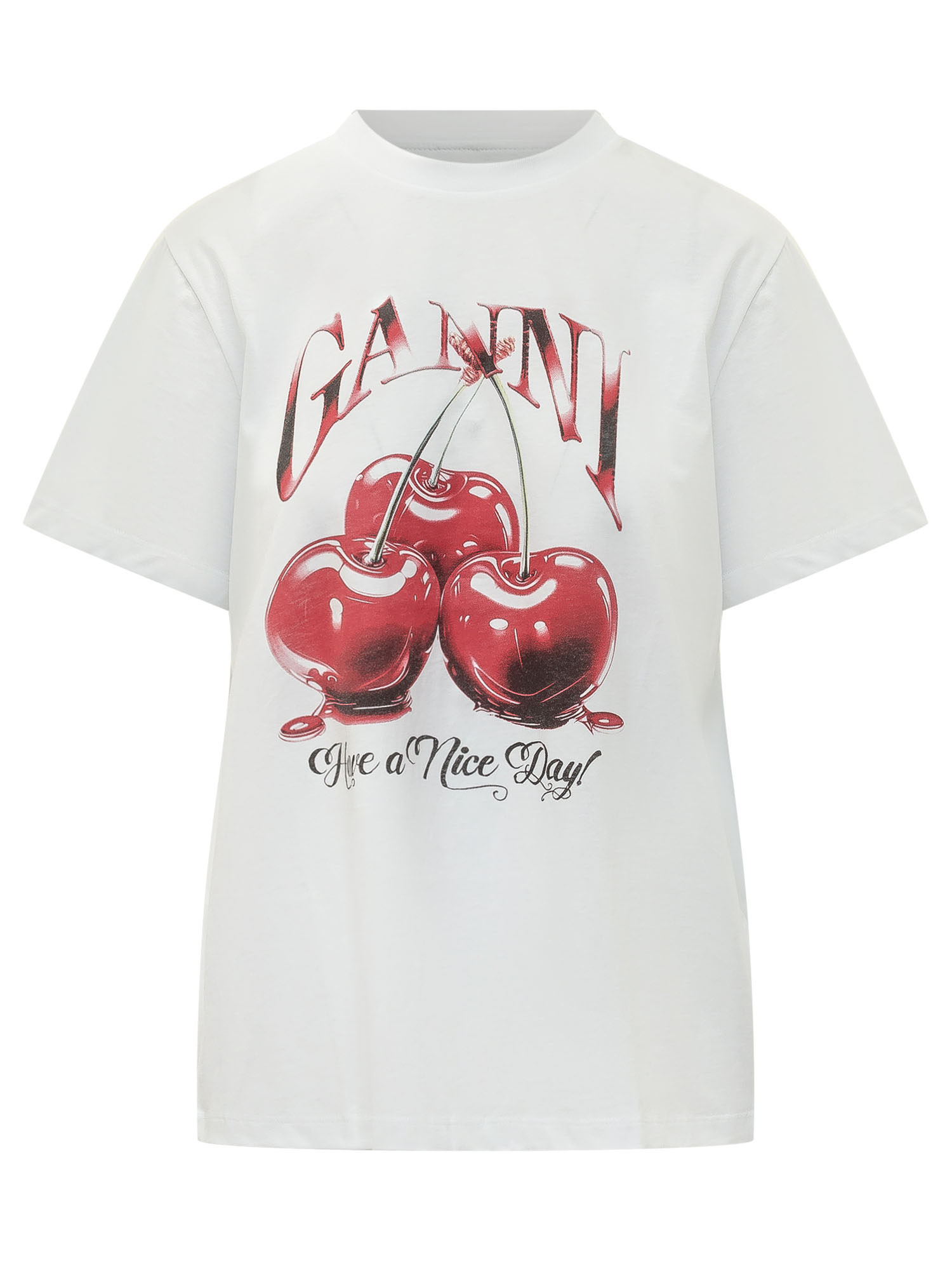 [GANNI] T-shirts Short Sleeve FW26 T4004 151