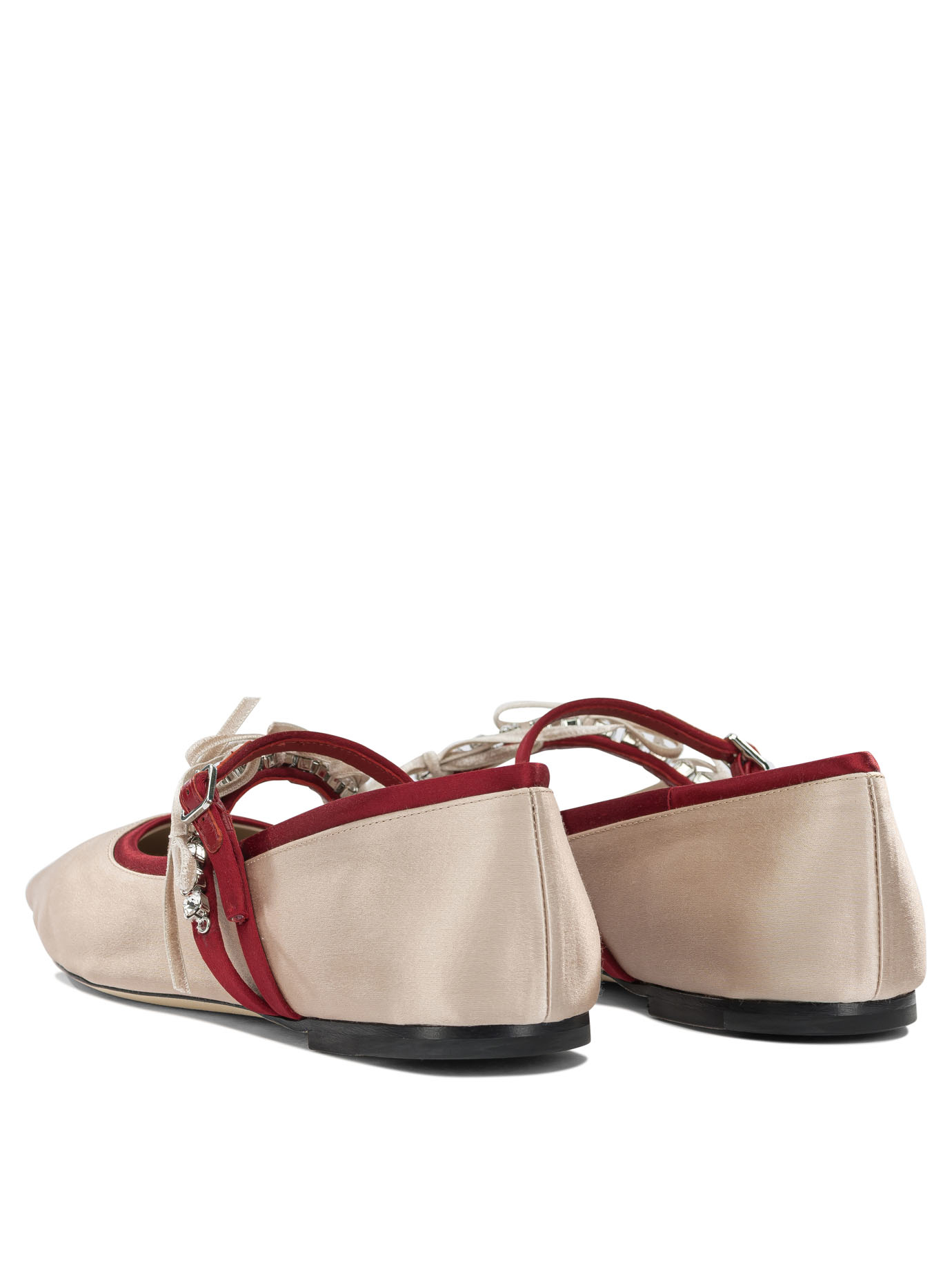 [Jimmy Choo] Flat shoes FW26 LOLI BALLERINABPZMACARON/RUBY RED