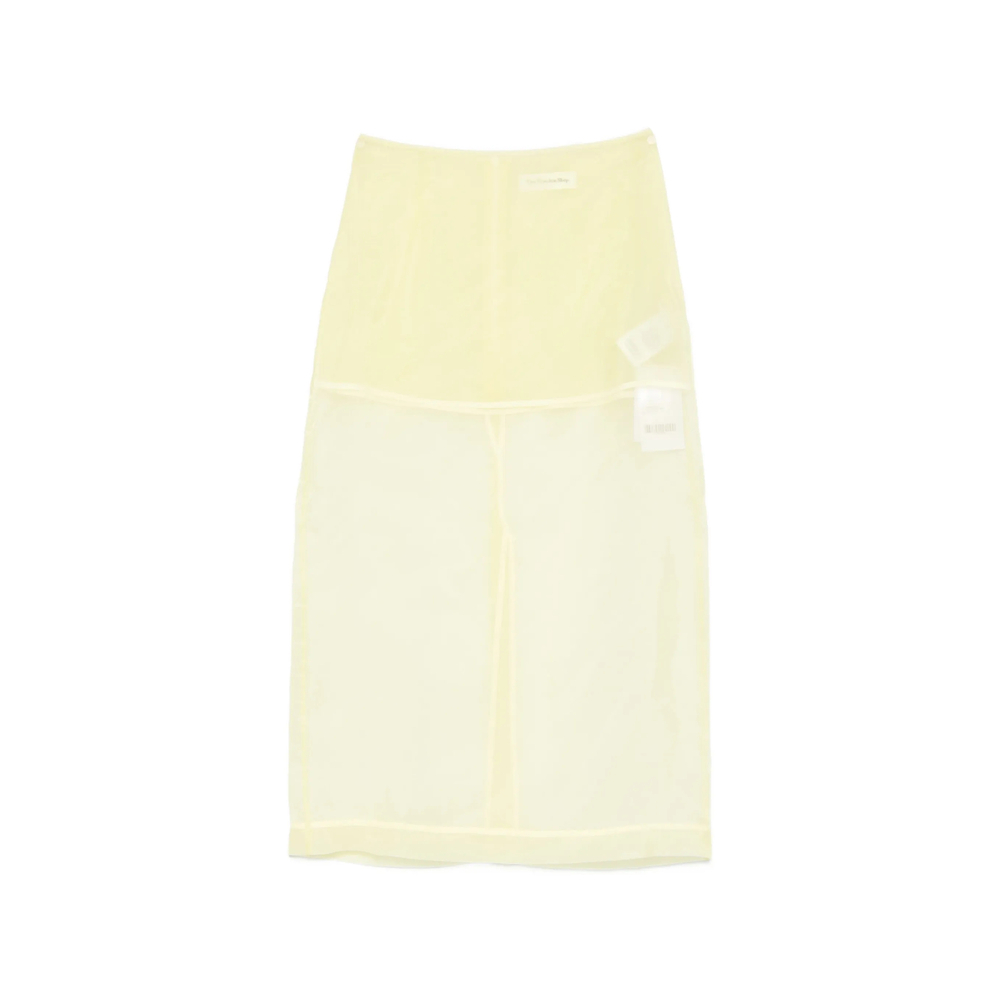 [THE FRANKIE SHOP] Long skirt FW26 PERI MIDI SKIRT YELLO