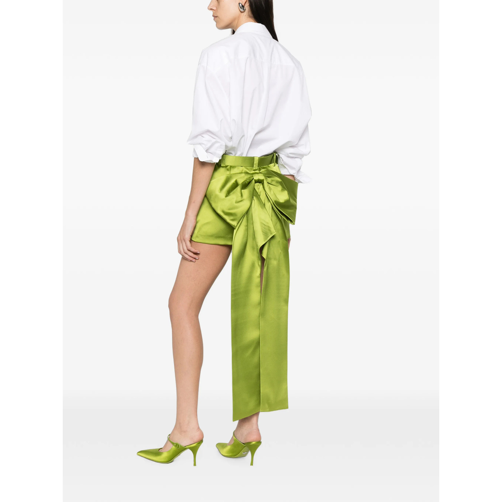 [Self-portrait] Long sleeve dress FW26 AW26-008SK  GREEN