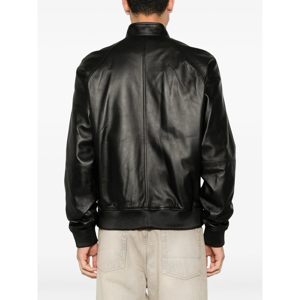 [Dsquared2] Leather Jacket FW26 D07052 S74AM1752 900