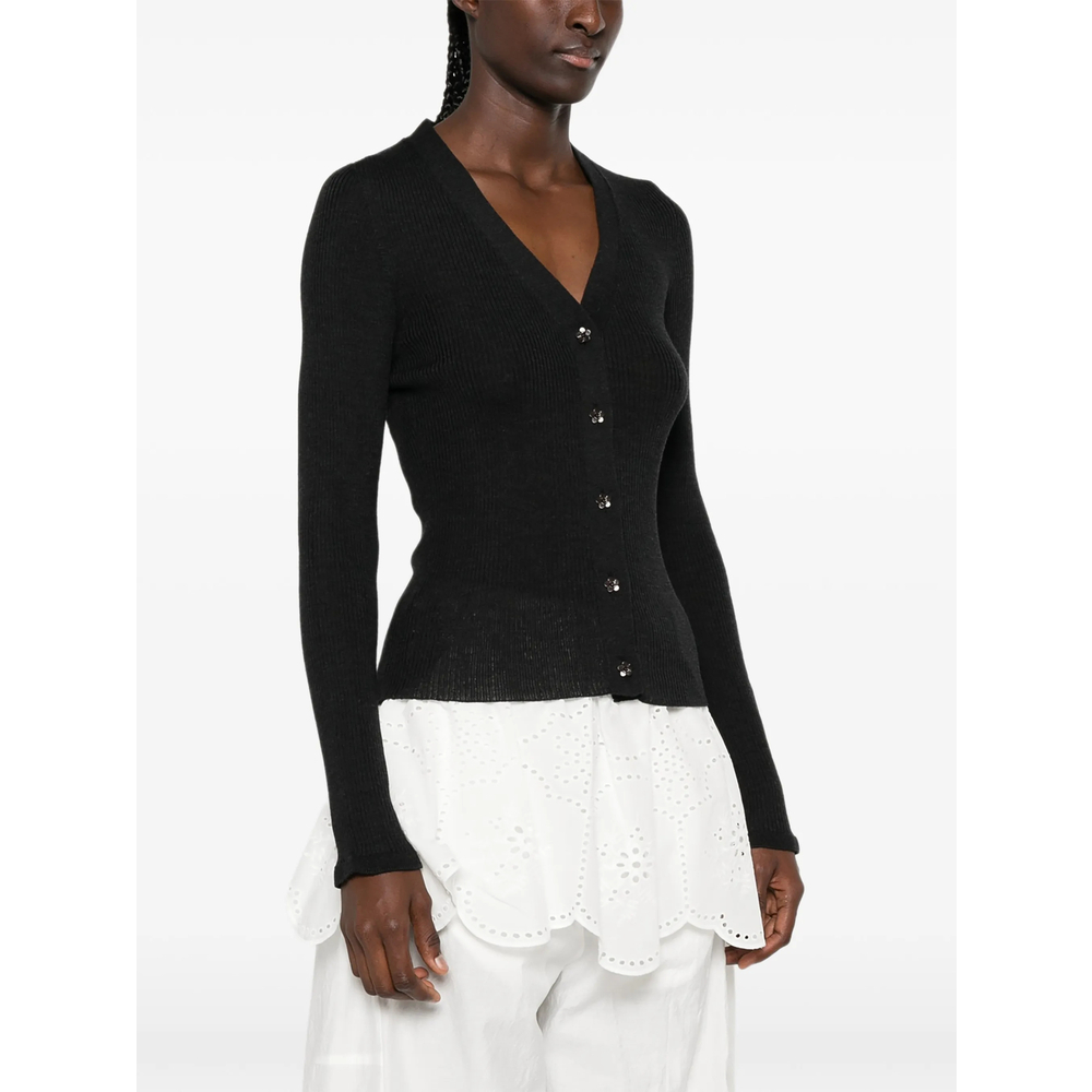[Cecilie Bahnsen] Cardigan FW26 KNI52004 FOLKE CHARC