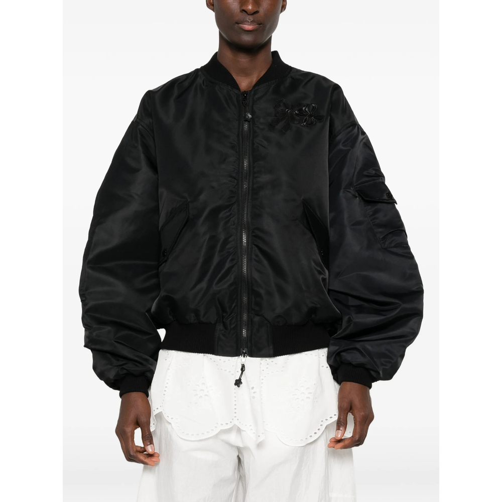 [Cecilie Bahnsen] Bomber jacket FW26 OTW21006 FEILAN BLACK