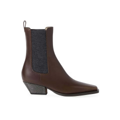 [Brunello Cucinelli] Ankle Boots FW26 MZSLC3050C9122 CACAO
