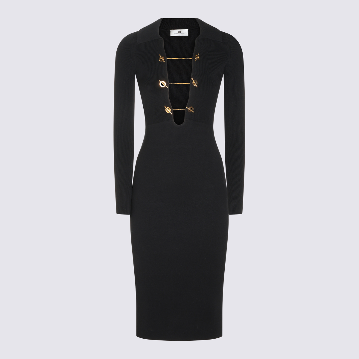 [ELISABETTA FRANCHI] Long sleeve dress FW26 AM01S66E2110