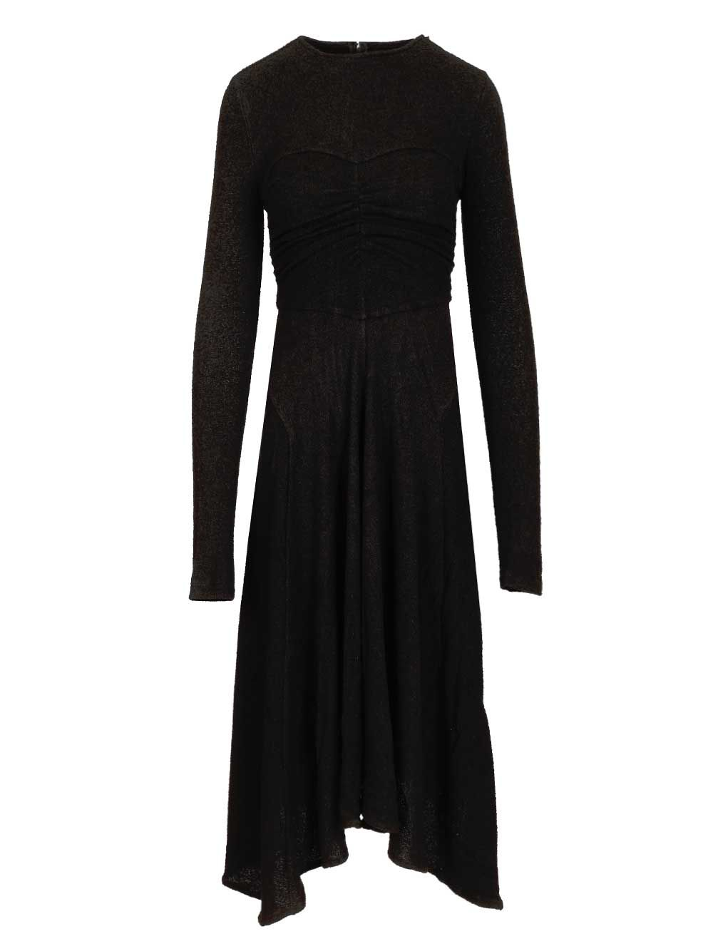 [Isabel Marant] Long sleeve dress SS26 26PRO1068FA-D1J06I01BK