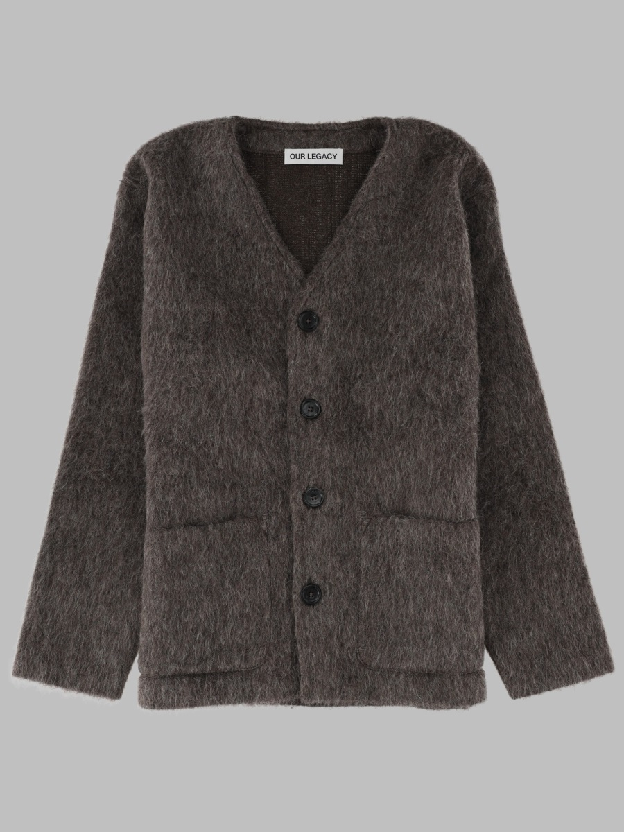 [Our Legacy] Cardigan FW26 M2266CM_MOLEGREYHAIRYWOOL
