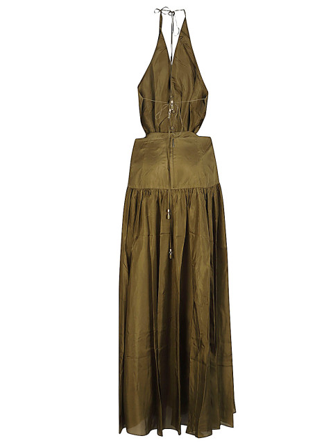 [Zimmermann] Sleeveless dress FW26 8624DSS262OLV