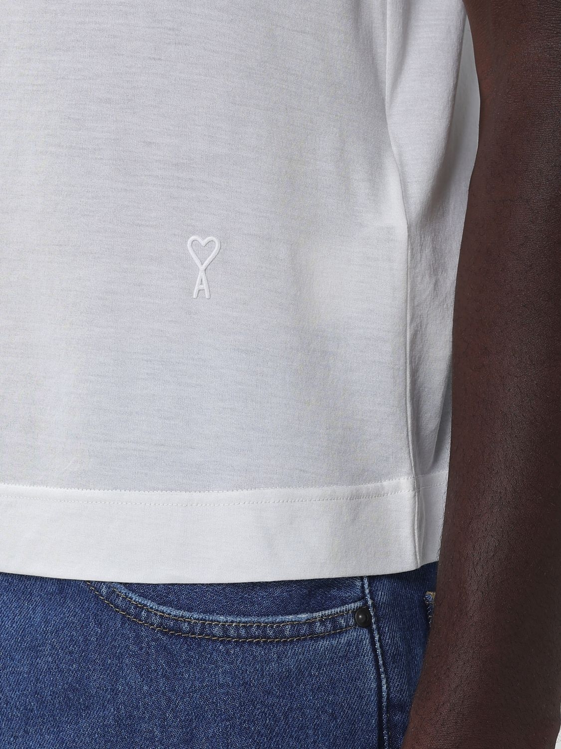 [Ami Paris] T-shirts Sleeveless SS26 HTP820JE0211 136