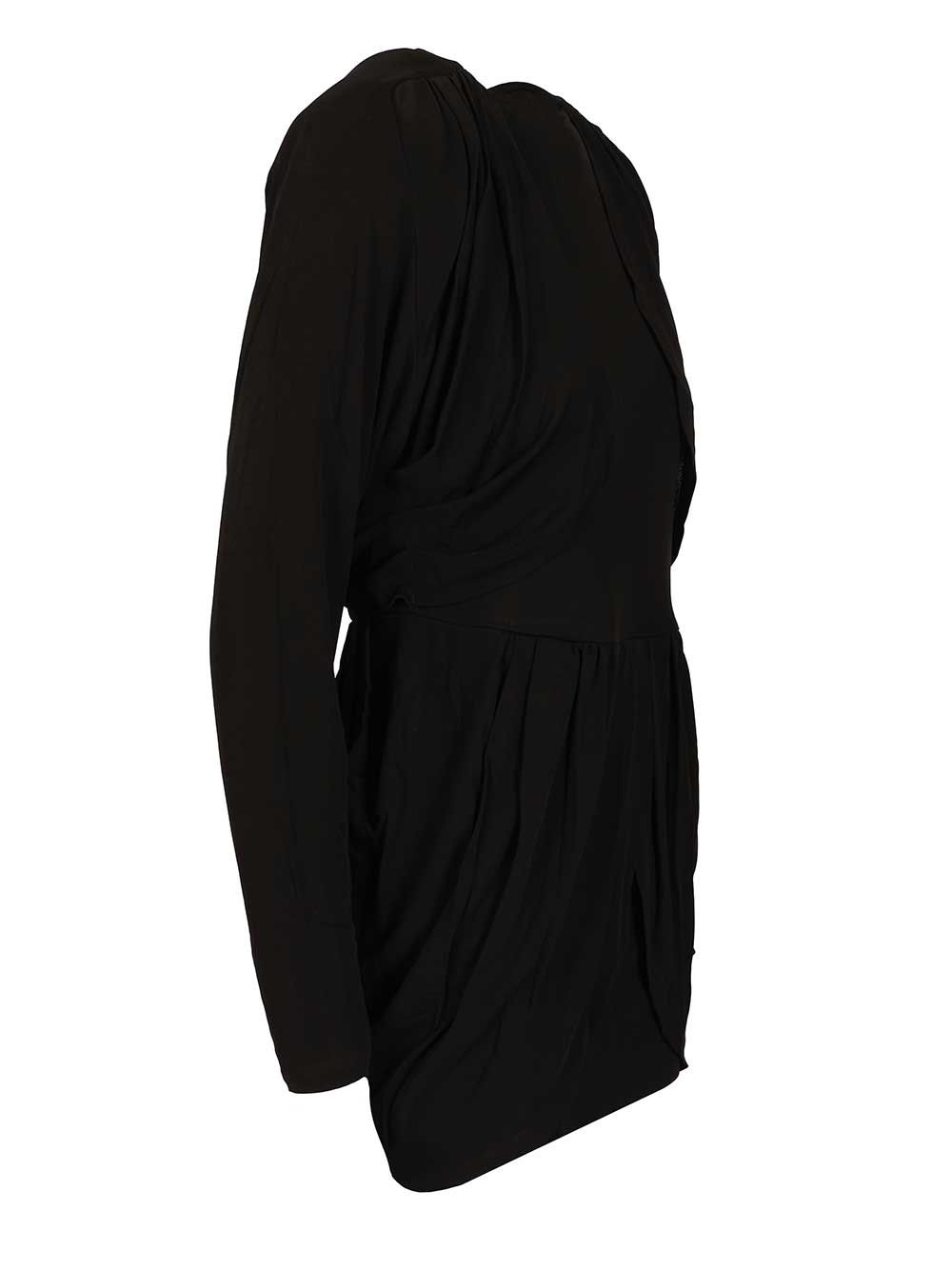 [Isabel Marant] Long sleeve dress SS26 26PRO1041FA-D1K02I01BK