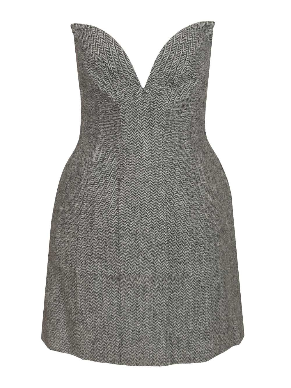 [Self-portrait] Sleeveless dress SS26 RS26-213S-GRGREY